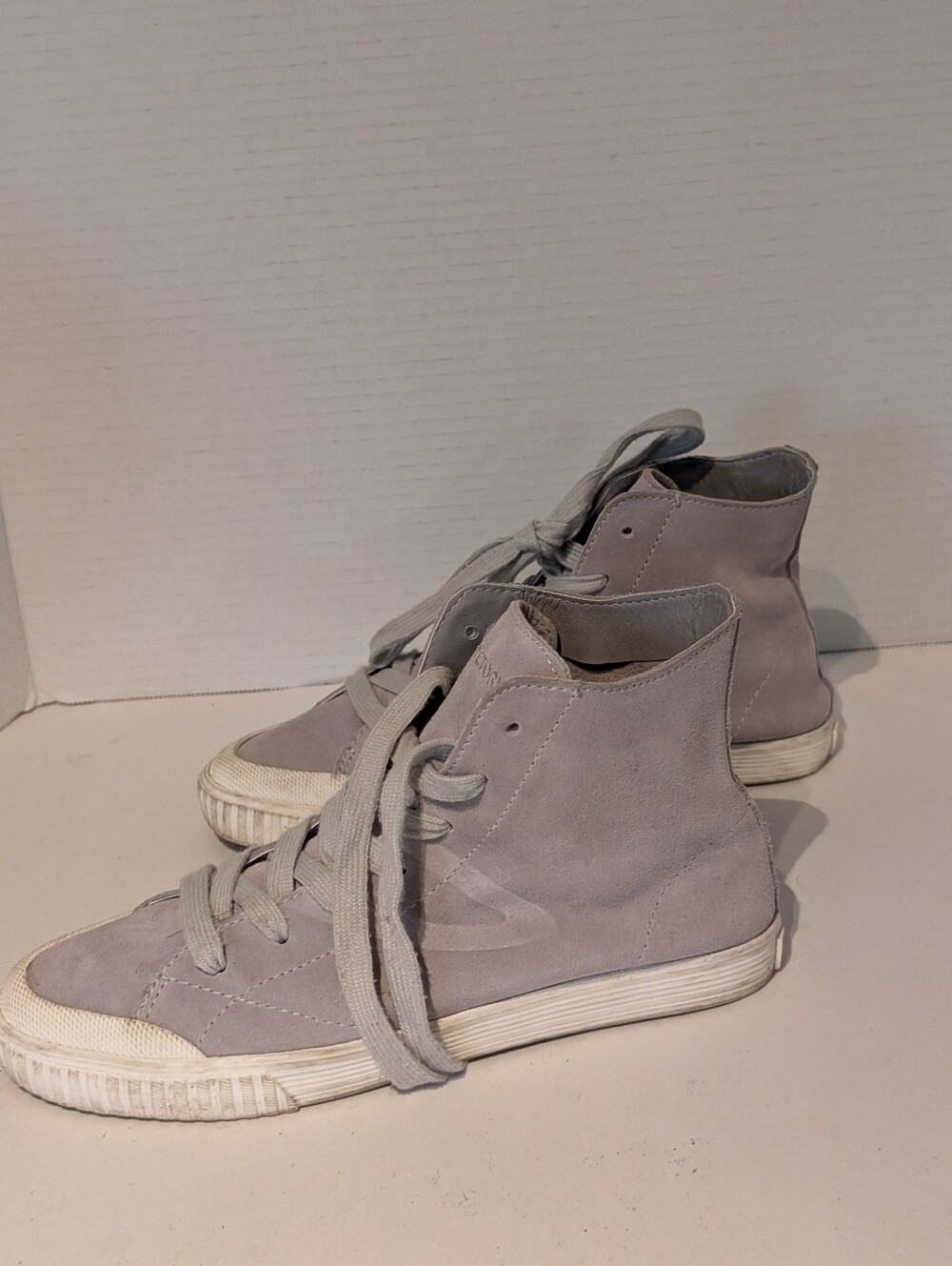 TRETORN High Top Sneakers "Marley" Sz. 7 Light Gray